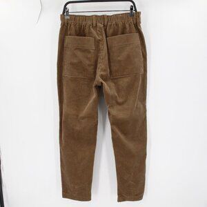 NWT Zara pants Men's medium Corduroy casual jumbo cord Straight leg brown 30x27